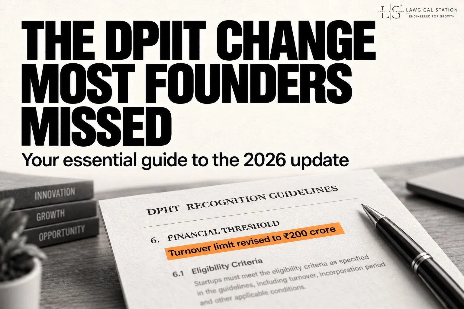 DPIIT Recognition 2026: Benefits, Documents & Process