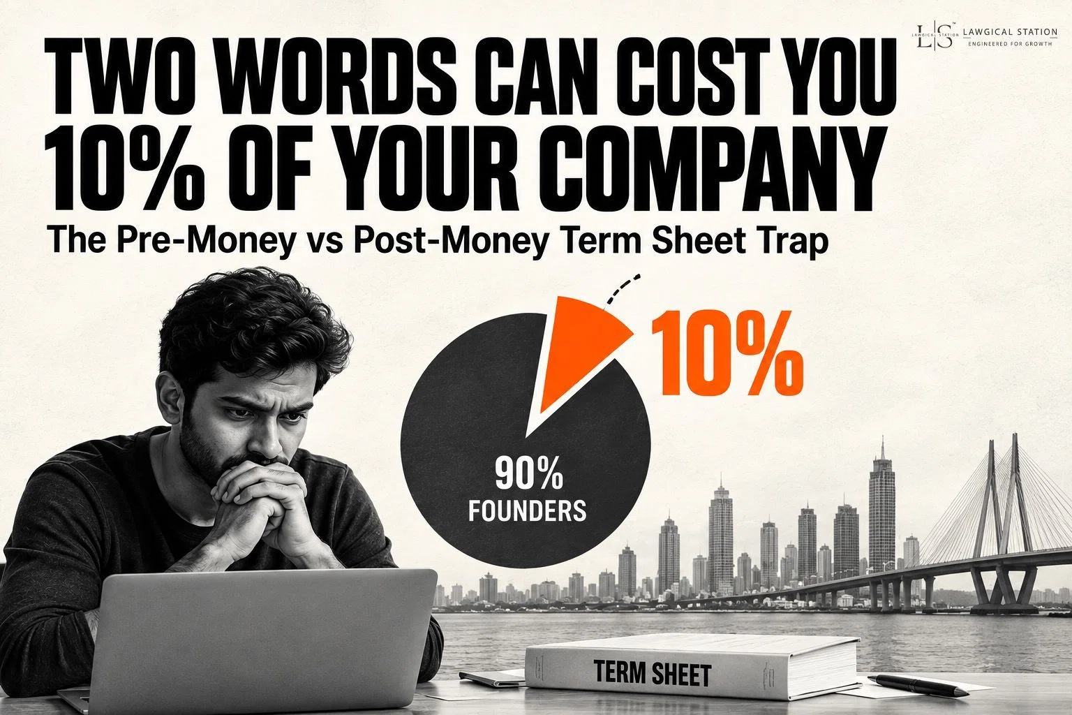 Pre-Money vs Post-Money Valuation 2026: The Two Words in Your Term Sheet That Quietly Cost Founders a Tenth of Their Company